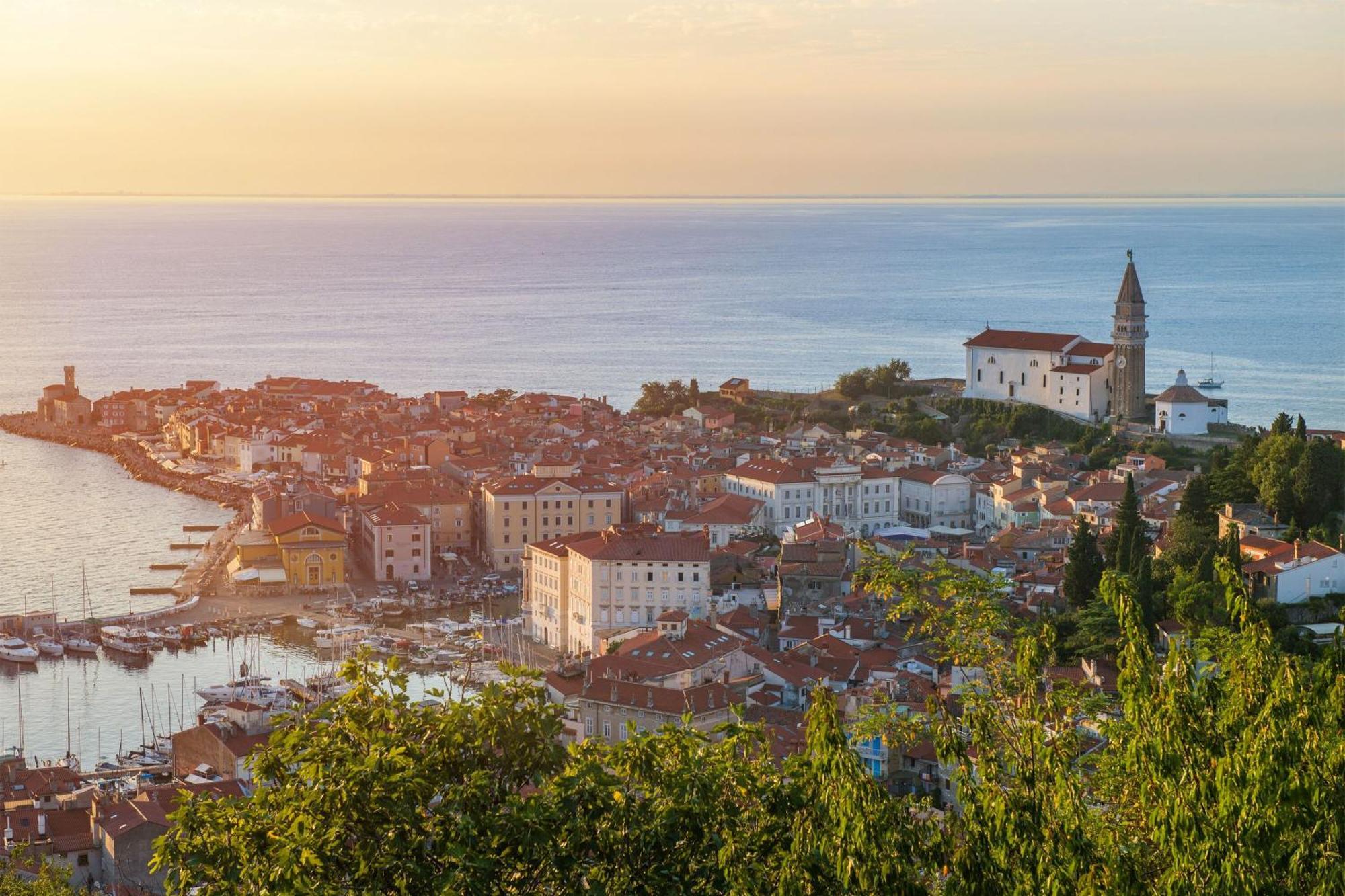 Villa Roma Portorose Bagian luar foto