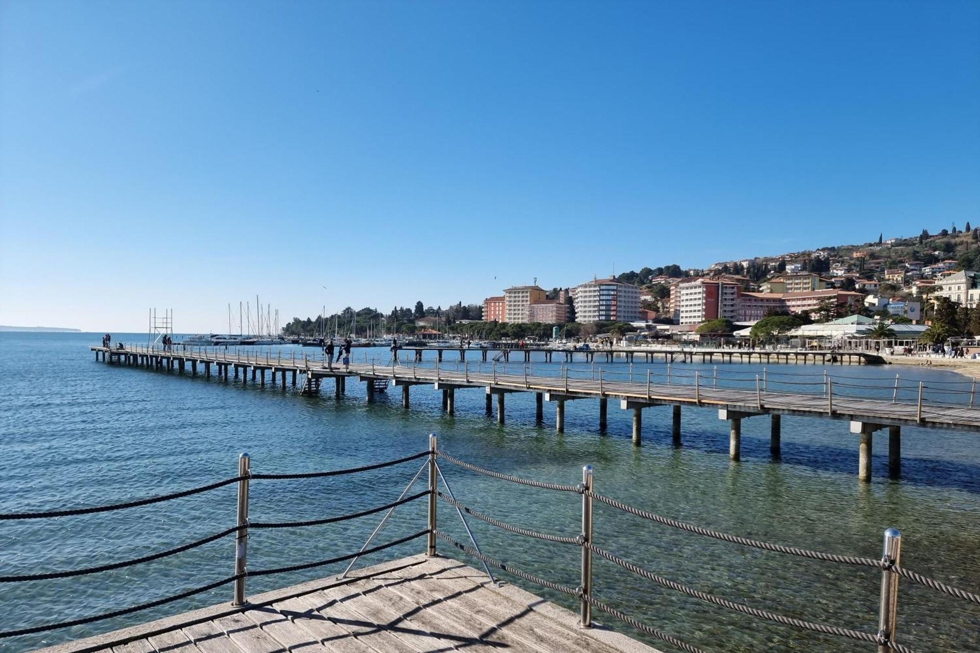 Villa Roma Portorose Bagian luar foto