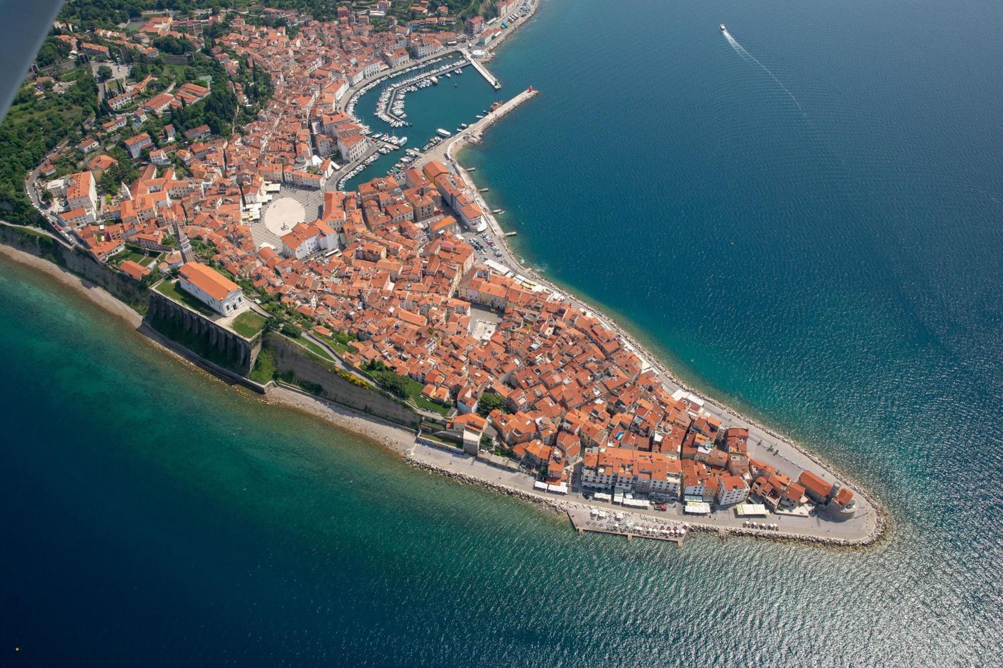 Villa Roma Portorose Bagian luar foto